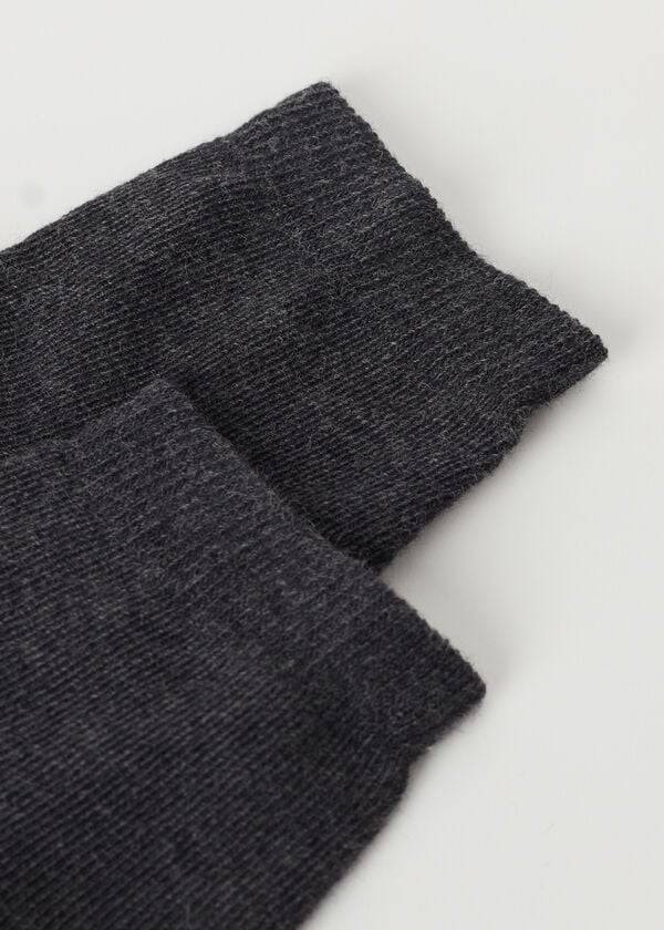 Calcetines Calzedonia Algodon with Fresh Feet Respirable Material Corta Niños Gris | CL3100OR