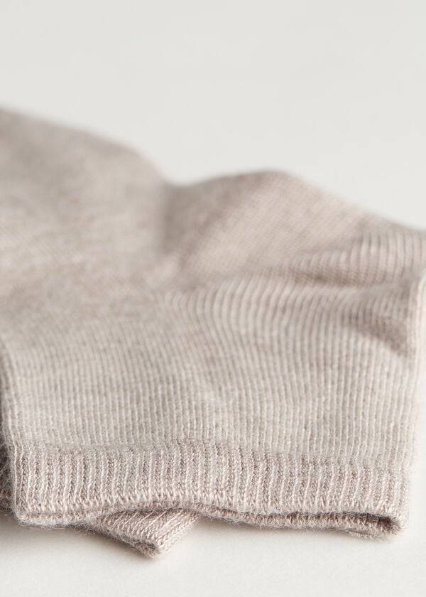 Calcetines Calzedonia Cashmere Blend Corta Niños Beige Marrones | CL3091KI