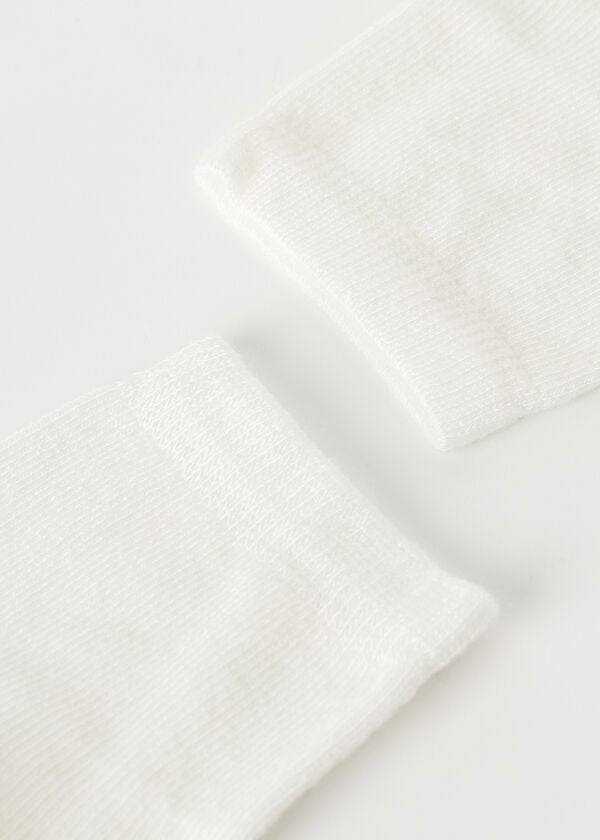 Calcetines Calzedonia Cashmere Blend Corta Niños Blancas | CL3165GL