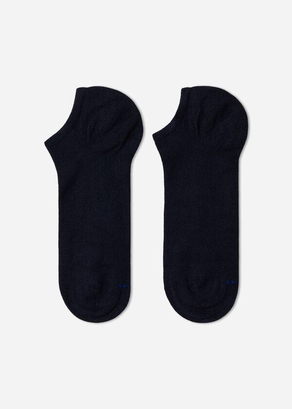 Calcetines Calzedonia Cashmere Blend No-Show Hombre Azules | CL2880HK