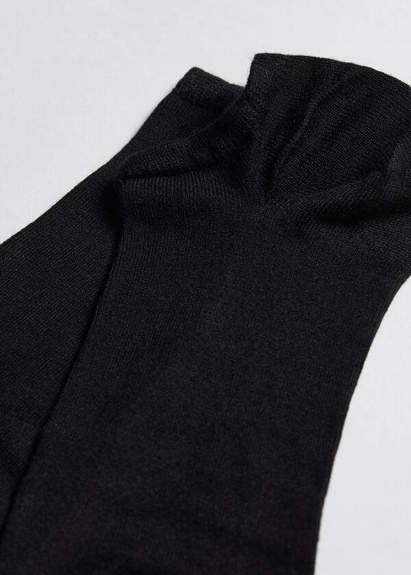 Calcetines Calzedonia Cashmere Blend No-Show Hombre Negras | CL2881GL