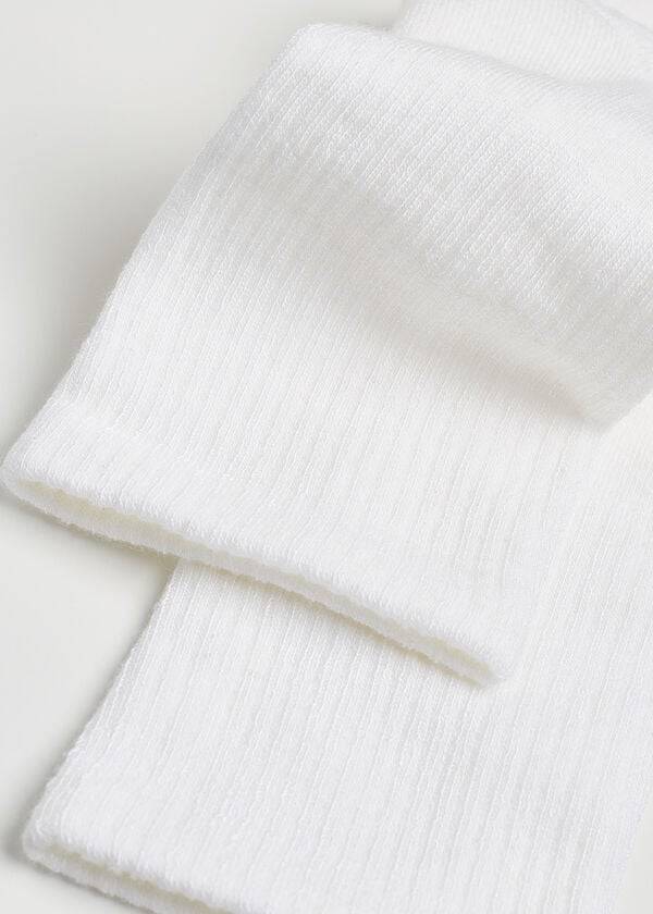Calcetines Calzedonia Cashmere Deporte Corta Mujer Blancas | CL2362HK