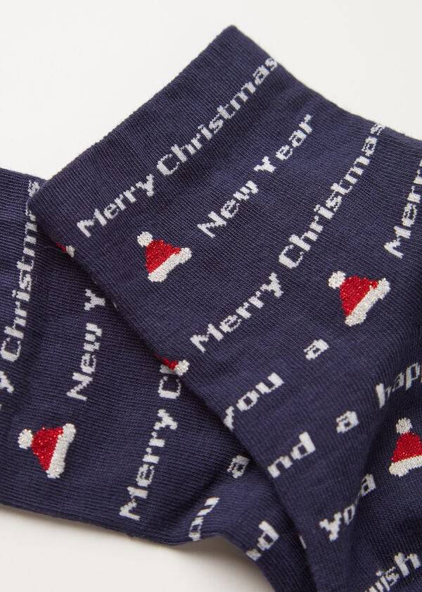 Calcetines Calzedonia Christmas Series Corta Mujer Moradas | CL2368PQ