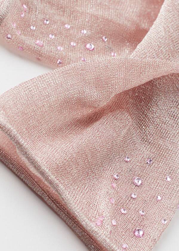 Calcetines Calzedonia Corta with Glitter and Crystals Mujer Rosas | CL2527UT