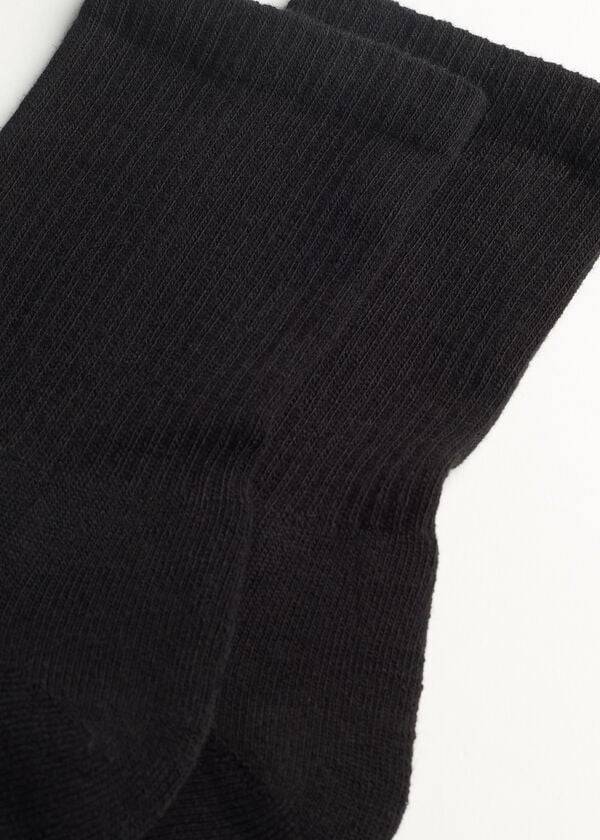 Calcetines Calzedonia Crew Deporte Hombre Negras | CL2812DN