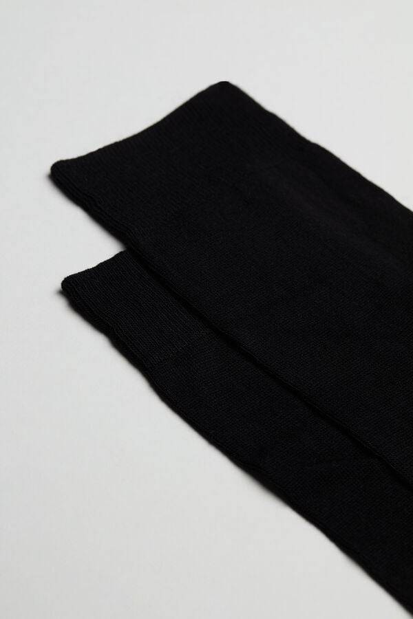 Calcetines Calzedonia Crew with Cashmere Hombre Negras | CL2829CE