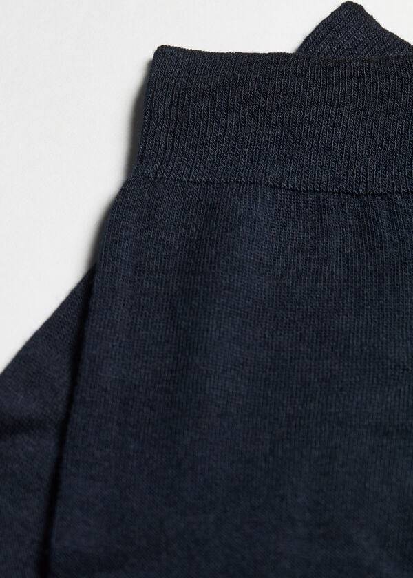 Calcetines Calzedonia Crew with Cashmere Hombre Azules | CL2830XF