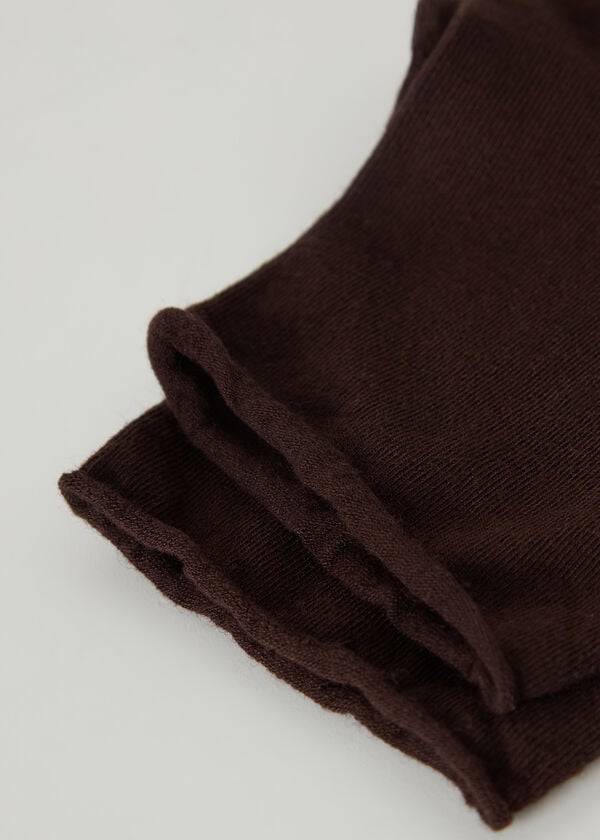 Calcetines Calzedonia Cuffless Cashmere Corta Mujer Marrones | CL2382CE
