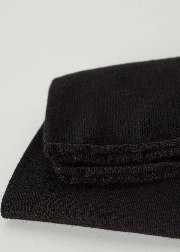 Calcetines Calzedonia Cuffless Cashmere Corta Mujer Negras | CL2386KI