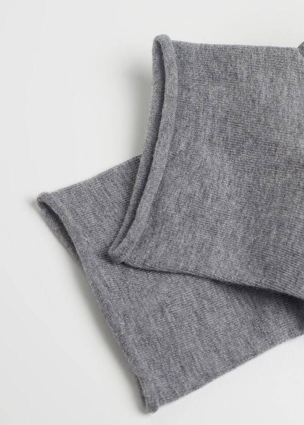 Calcetines Calzedonia Cuffless Corta in Algodon Mujer Gris | CL2387JJ