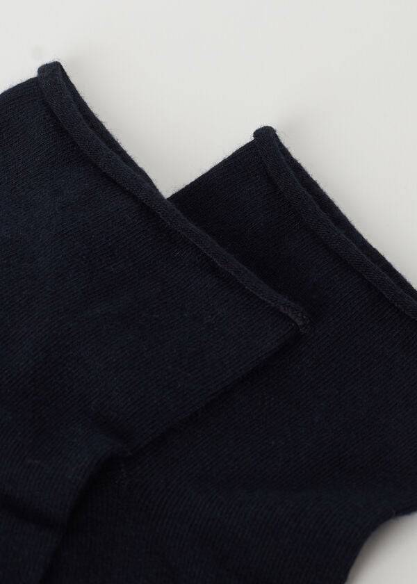 Calcetines Calzedonia Cuffless Corta in Algodon Mujer Azules | CL2390FM