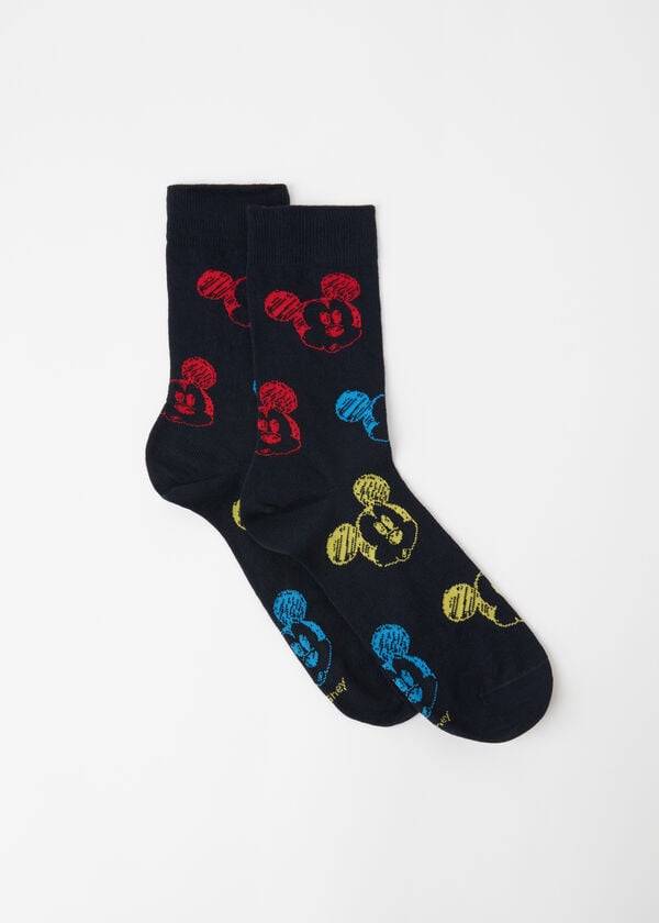 Calcetines Calzedonia Disney Crew Hombre Azules | CL2865TV