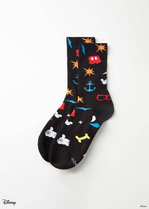 Calcetines Calzedonia Disney Crew Hombre Negras | CL2866RW