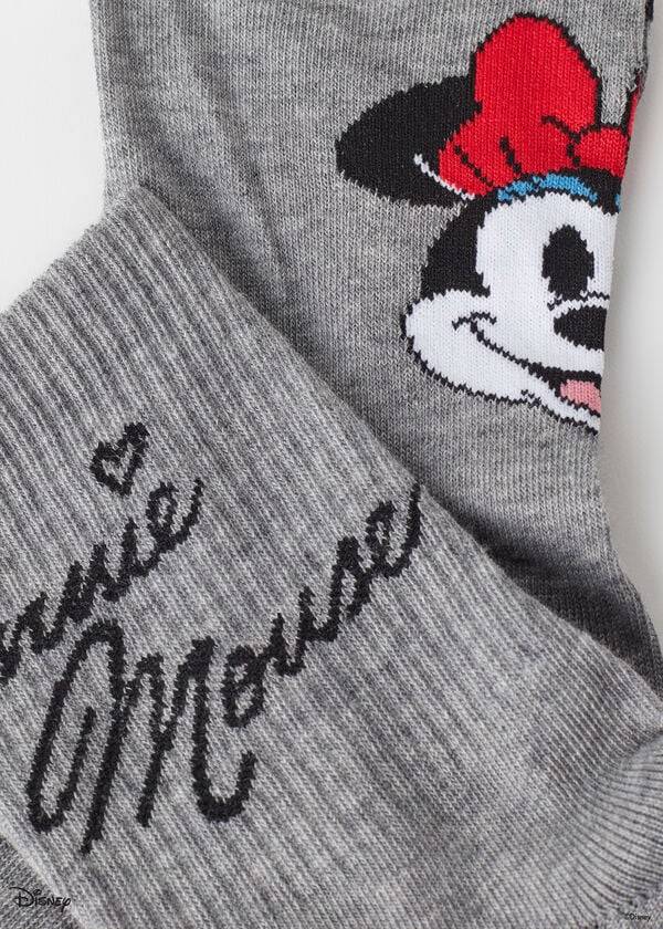 Calcetines Calzedonia Disney Patterned Corta Mujer Gris | CL2425TV