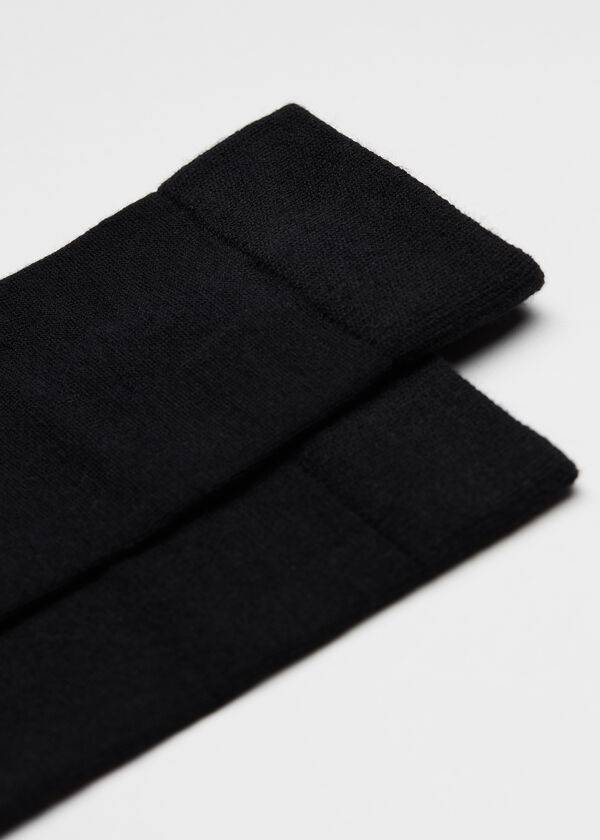 Calcetines Calzedonia Lana and Algodon Crew Hombre Negras | CL2802VD
