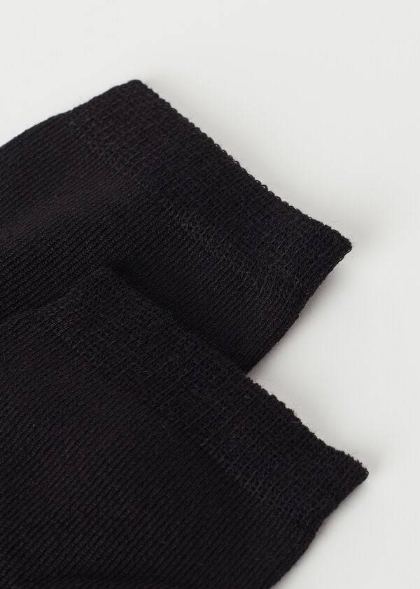 Calcetines Calzedonia Light Algodon Corta Niños Negras | CL3185XF