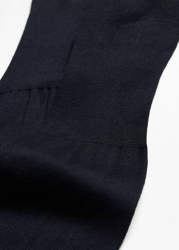 Calcetines Calzedonia Lisle Thread Long Hombre Azules | CL2766GL