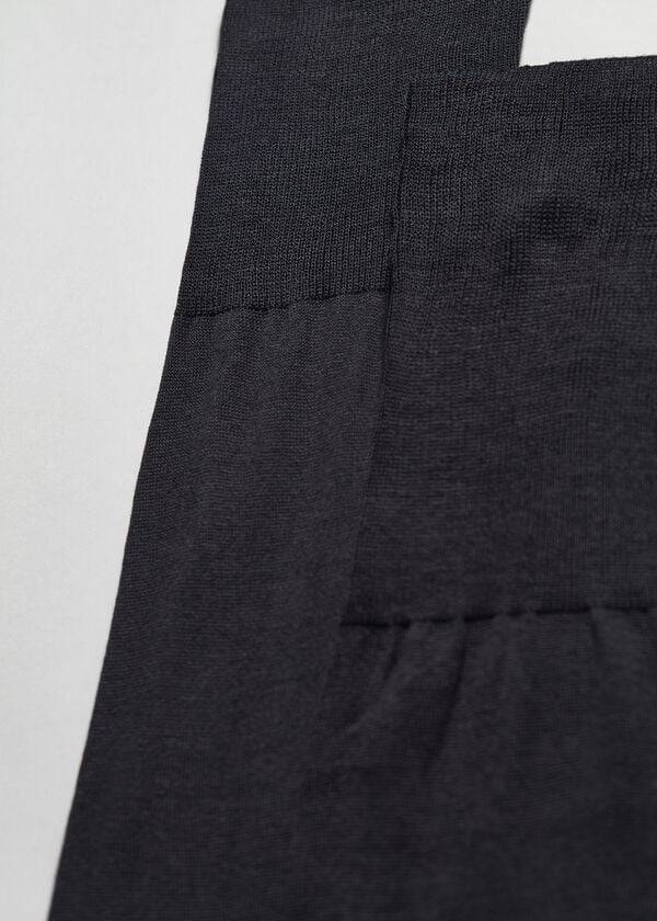 Calcetines Calzedonia Lisle Thread Long Hombre Gris Azules | CL2767FM