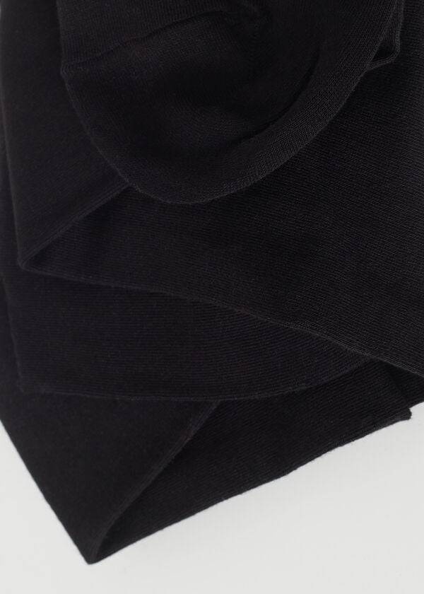 Calcetines Calzedonia Long in Algodon with Cashmere Mujer Negras | CL2243PQ