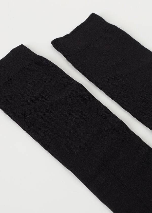 Calcetines Calzedonia Long with Cashmere Mujer Negras | CL2252LH