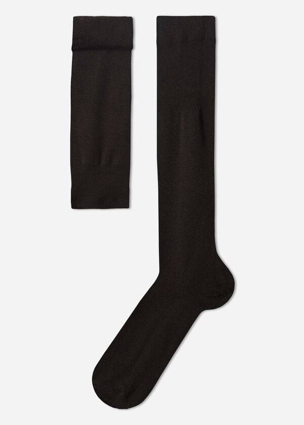 Calcetines Calzedonia Long with Cashmere Hombre Marrones | CL2784GL