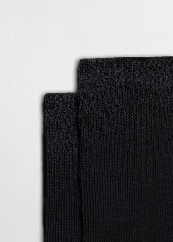 Calcetines Calzedonia Long with Cashmere Hombre Negras | CL2787SO