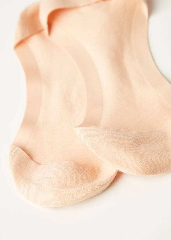 Calcetines Calzedonia Side Cut Invisible Mujer Beige | CL2220DN