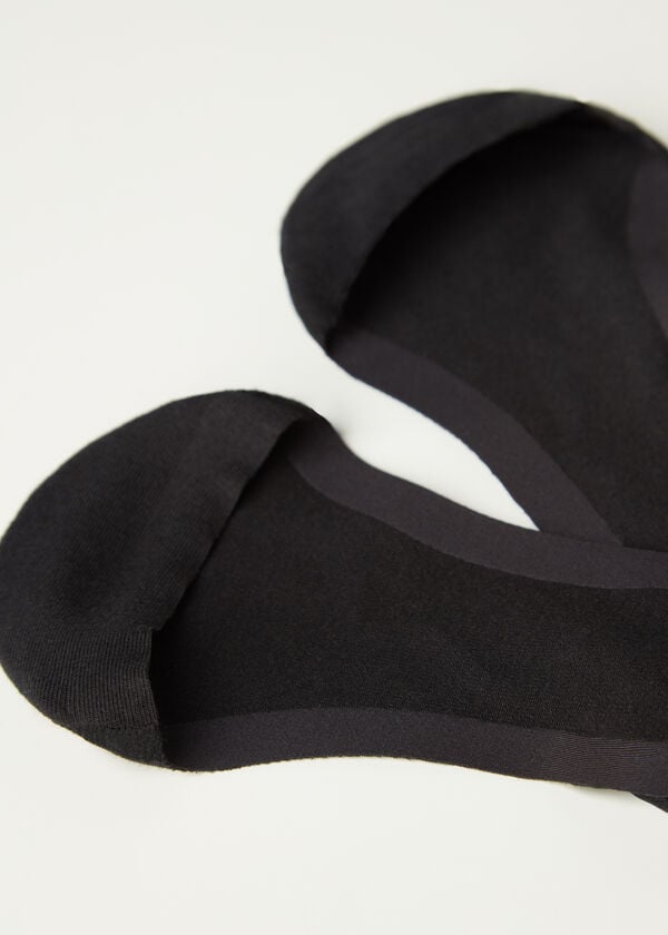 Calcetines Calzedonia Side Cut Invisible Mujer Negras | CL2221FM
