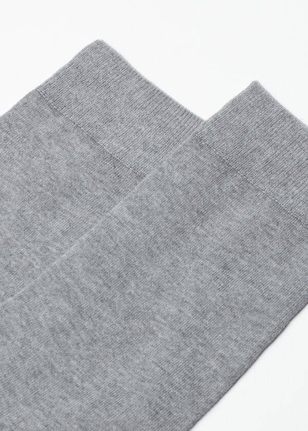 Calcetines Calzedonia Stretch Algodon Crew Hombre Gris | CL2837GL