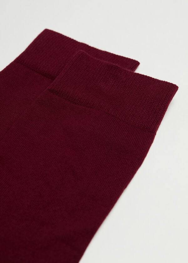 Calcetines Calzedonia Warm Algodon Crew Hombre Rojas | CL2839DN