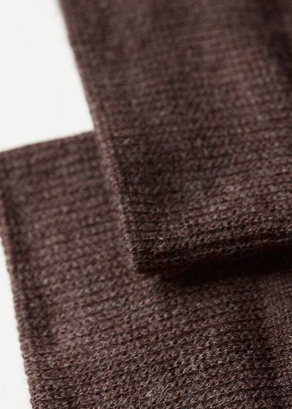 Calcetines Calzedonia Warm Algodon Crew Hombre Marrones | CL2846YU
