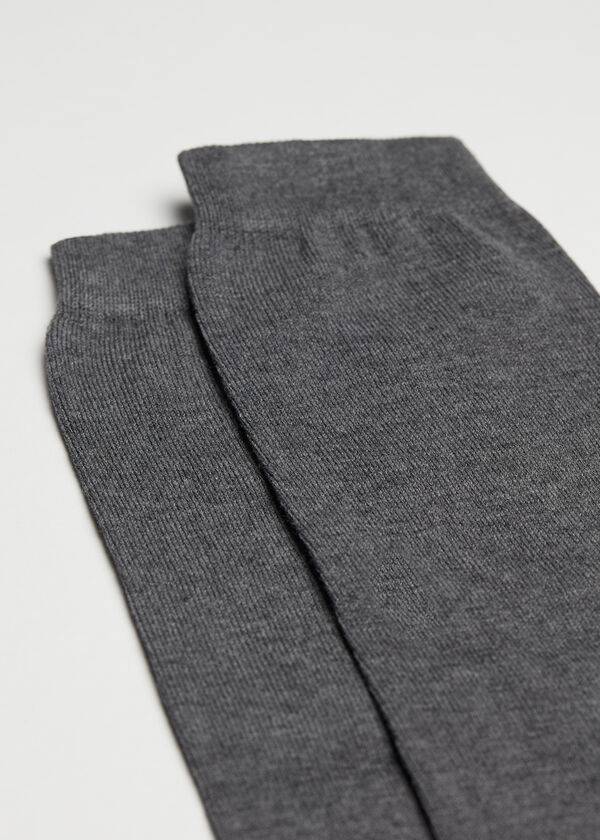 Calcetines Calzedonia Warm Algodon Long Hombre Gris | CL2783HK