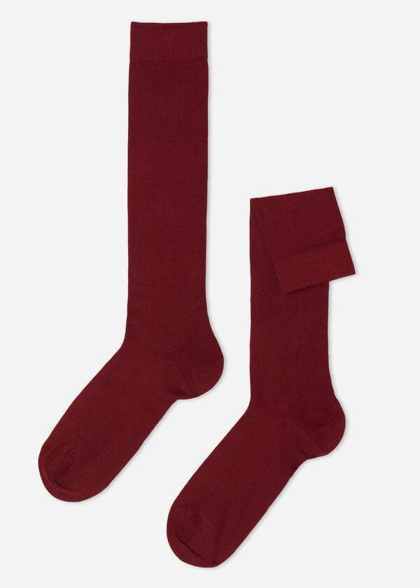 Calcetines Calzedonia Warm Algodon Long Hombre Rojas | CL2792UT