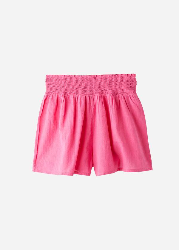 Cubrirlos Calzedonia Algodon Shorts Mujer Rosas | CL2123ZG