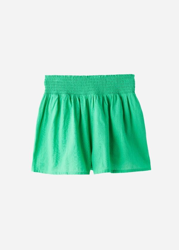Cubrirlos Calzedonia Algodon Shorts Mujer Verde | CL2126VD
