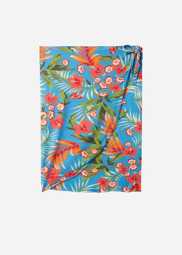 Cubrirlos Calzedonia Corta Wraparound Sarong Mujer Verde | CL2147KI
