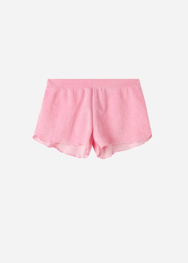 Cubrirlos Calzedonia Terrycloth Shorts Mujer Rosas | CL2151CE