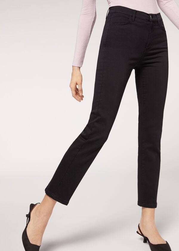 Jeans Calzedonia Eco Comodidad Mujer Negras | CL2567LH
