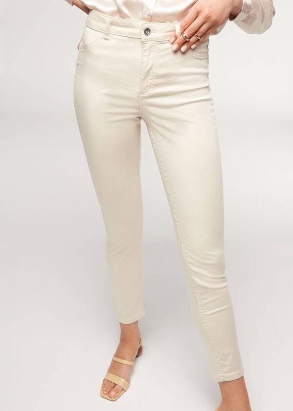 Jeans Calzedonia Eco Light Push Up Denim Mujer Marrones Beige | CL2580YU