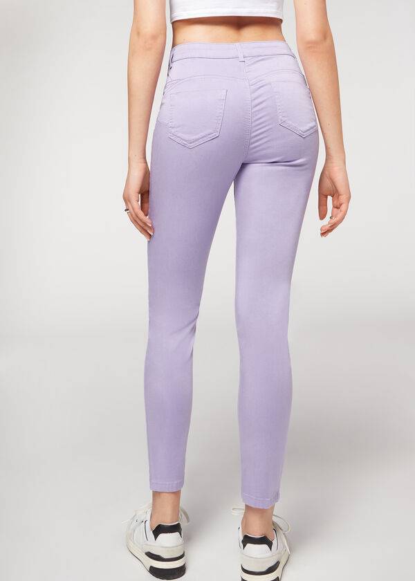 Jeans Calzedonia Eco Light Push Up Denim Mujer Moradas | CL2584WY
