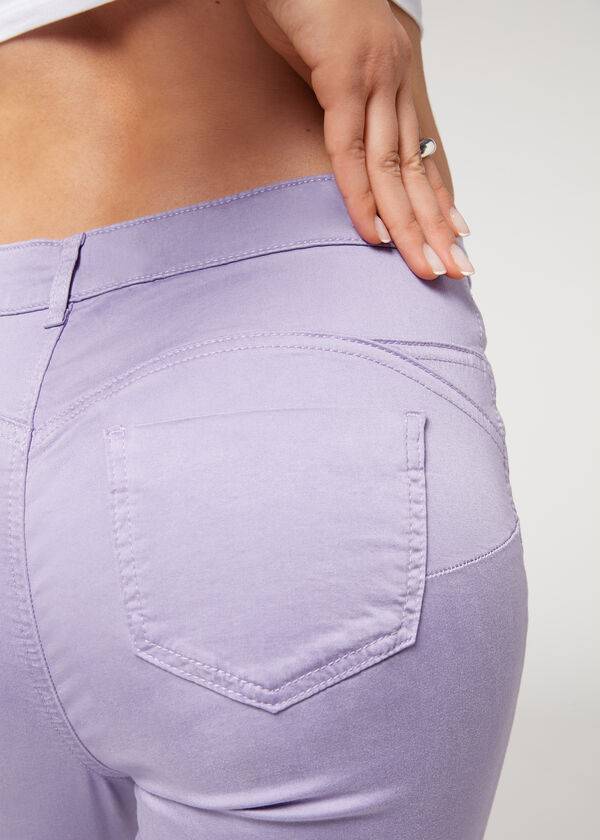Jeans Calzedonia Eco Light Push Up Denim Mujer Moradas | CL2584WY