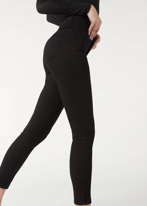 Jeans Calzedonia Push-up and soft touch Mujer Negras | CL2608RW