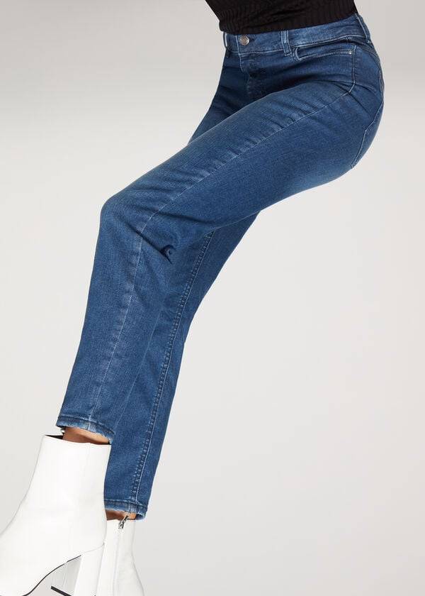 Jeans Calzedonia Super Flex Denim High Cintura Superskinny Mujer Azules | CL2615VD