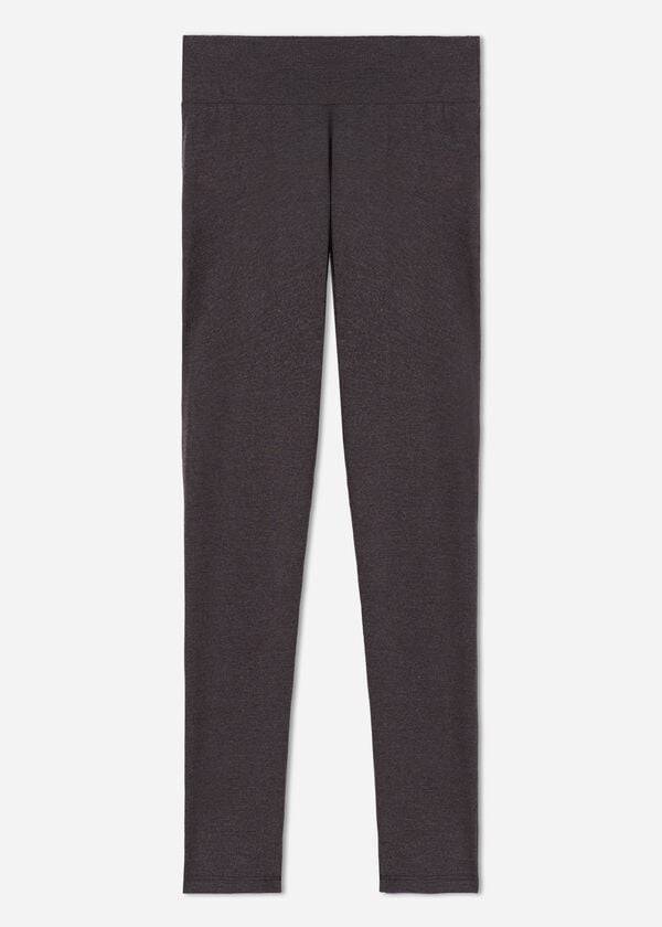 Leggins Calzedonia Algodon Mujer Gris | CL2637WY