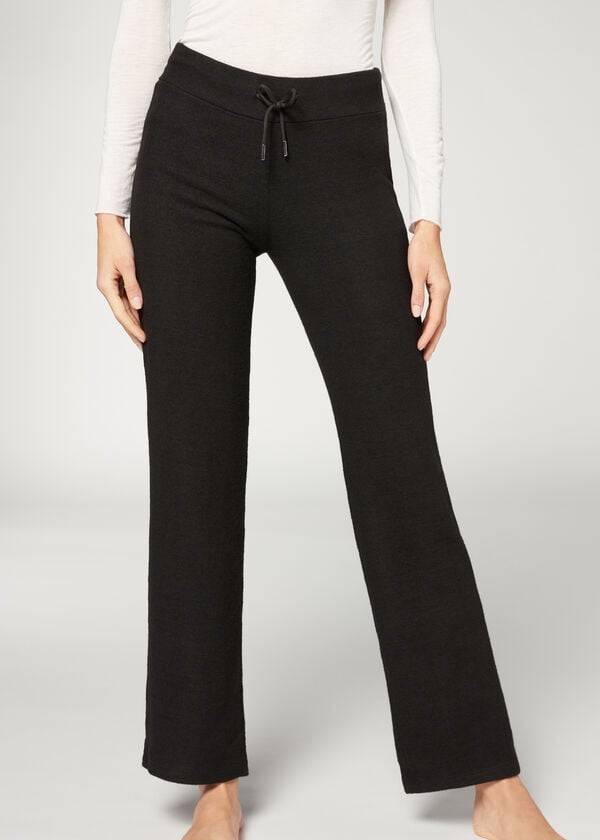 Leggins Calzedonia Cashmere Directo Mujer Negras | CL2628AP