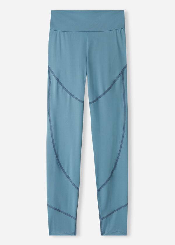 Leggins Calzedonia Performance Atléticos Mujer Azules | CL2669FM