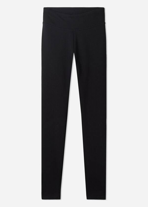 Leggins Calzedonia Plush Ultra Thermal Mujer Negras | CL2672AP