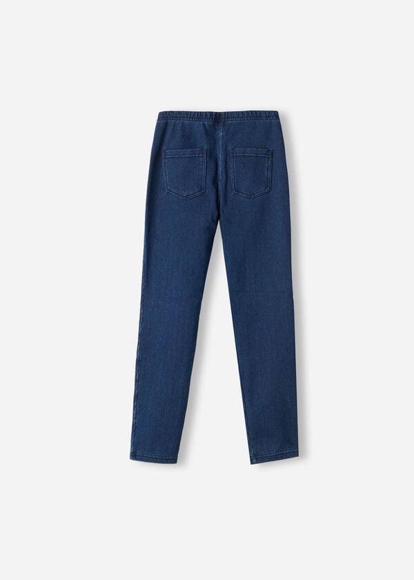 Leggins Calzedonia Thermal Denim Niños Azules | CL3147UT