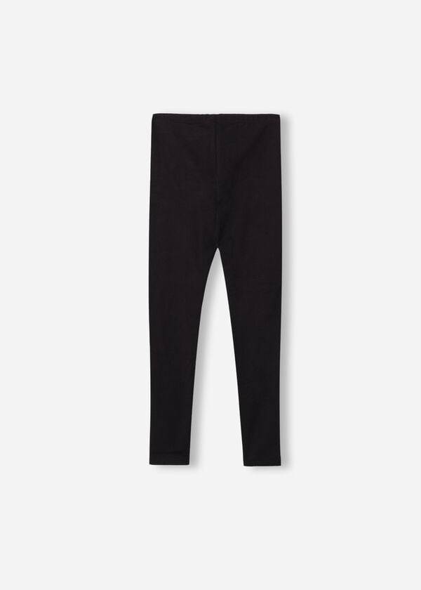 Leggins Calzedonia Thermal Niños Negras | CL3144PQ
