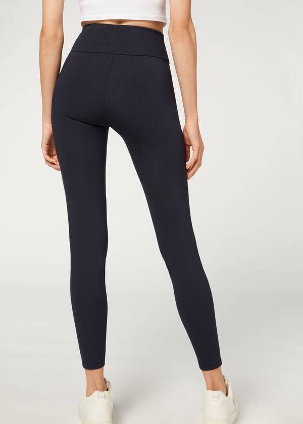 Leggins Calzedonia Total Shaper Mujer Azules | CL2703UT